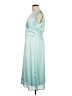 DKNY 100% Polyester Teal Cocktail Dress Size 12 - photo 5
