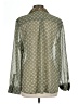 Chico's Print Green Long Sleeve Blouse Size L - photo 2