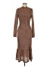 Collective Concepts Tweed Brown Cocktail Dress Size M - photo 1
