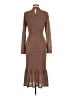 Collective Concepts Tweed Brown Cocktail Dress Size M - photo 2
