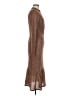 Collective Concepts Tweed Brown Cocktail Dress Size M - photo 4