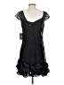Guess 100% Polyester Black Cocktail Dress Size 2 - photo 2