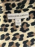 Alexander Jordan 100% Rayon Animal Print Brown Long Sleeve Blouse Size S - photo 7