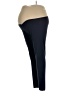 Motherhood Color Block Blue Active Pants Size Lg Maternity - photo 1