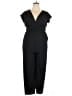 Zapelle Solid Black Jumpsuit Size 4X - photo 1