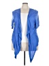 Lane Bryant 100% Rayon Blue Cardigan Size 26 - 28 Plus - photo 1