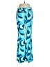 Zara Print Blue Casual Pants Size M - photo 1
