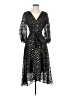 DKNY 100% Polyester Stars Black Cocktail Dress Size 4 - photo 1