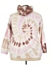 Lands' End Tie-dye Pink Sweatshirt Size 2X - photo 2