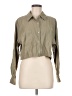 WAYF Green Long Sleeve Button-Down Shirt Size M - photo 1