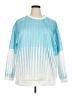 Unbranded 100% Polyester Tie-dye Blue Pullover Sweater Size 4X - photo 1