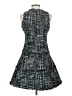 Likely 100% Polyester Tweed Gray Cocktail Dress Size 2 - photo 2