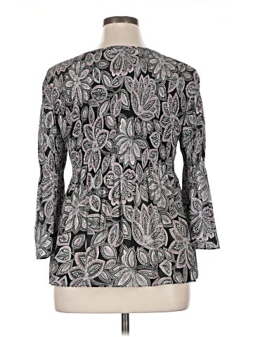 Floral & Ivy 3/4 Sleeve Blouse (view 2)