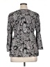 Floral & Ivy 100% Polyester Gray 3/4 Sleeve Blouse Size XL (petite) - photo 2