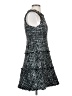 Likely 100% Polyester Tweed Gray Cocktail Dress Size 2 - photo 4