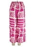 Elan 100% Rayon Print Pink Casual Pants Size XL - photo 2