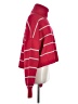 Free People Stripes Red Turtleneck Sweater Size M - photo 4