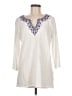 Talbots 100% Cotton Ivory Long Sleeve Henley Size M - photo 1