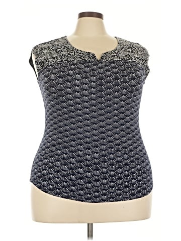 Skies Are Blue Sleeveless Blouse (view 1)