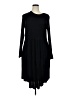 Simier Fariry Solid Black Casual Dress Size XL - photo 1