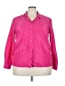 National 100% Polyester Pink 3/4 Sleeve Blouse Size 24w - photo 1
