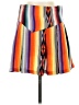 Parker 100% Silk Stripes Orange Silk Skirt Size S - photo 1