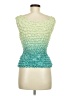 West Loop 100% Polyester Green Sleeveless Top One size - photo 2