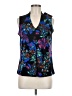 IMAN Black Sleeveless Blouse Size M - photo 1