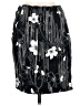 Worthington Print Black Casual Skirt Size 12 - photo 2
