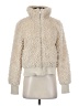 Zara 100% Polyester Ivory Faux Fur Jacket Size S - photo 1