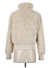 Zara 100% Polyester Ivory Faux Fur Jacket Size S - photo 2
