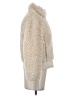 Zara 100% Polyester Ivory Faux Fur Jacket Size S - photo 4