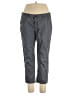 Elle 100% Cotton Solid Gray Casual Pants Size 16 - photo 1