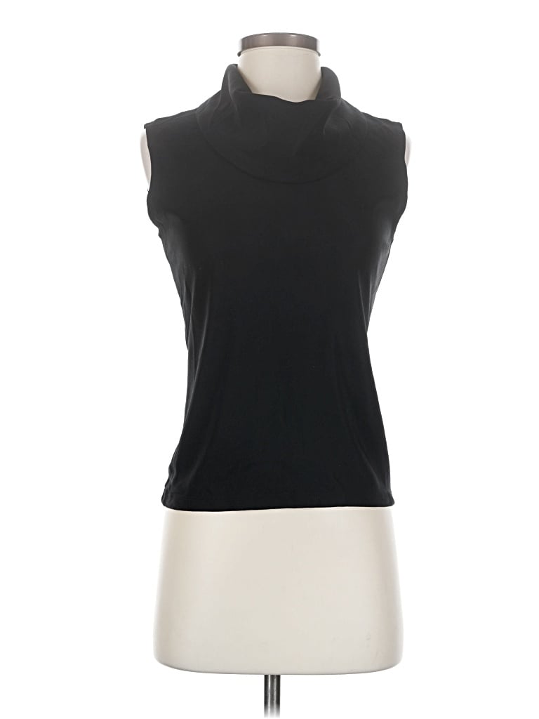 Pre-owned Esse Sleeveless Top Black Turtleneck Tops