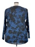 Como Blu Blue Long Sleeve Blouse Size 3X - photo 2