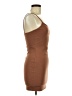 Shein Solid Brown Casual Dress Size 6 - photo 4