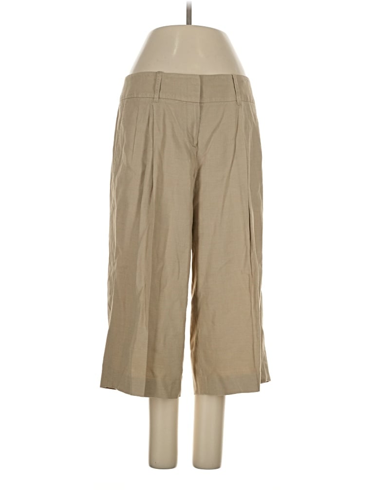 Pre-owned Elie Tahari Linen Pants In Tan