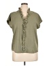 Shein 100% Polyester Green Short Sleeve Turtleneck Size XL - photo 1
