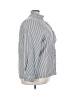 Unbranded 100% Polyester Houndstooth Silver Long Sleeve Blouse Size 3X - photo 4