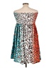 Unbranded Animal Print Teal Cocktail Dress Size L - photo 2