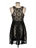 E by Eloise 100% Nylon Black Cocktail Dress Size S - photo 2