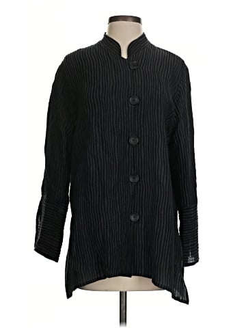 Caroline Rose Long Sleeve Silk Top (view 1)
