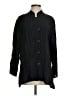 Caroline Rose 100% Silk Black Long Sleeve Silk Top Size S - photo 1