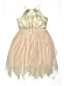Rare Editions 100% Polyester Gold Dress Size 14 - photo 2