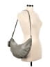 Thacker 100% Leather Solid Gray Leather Shoulder Bag One size - photo 2