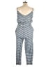 Madewell Stripes Blue Jumpsuit Size XL - photo 2