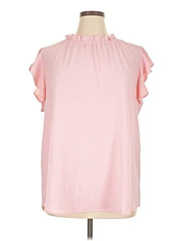 chic soul (chicsoul.com) Short Sleeve Blouse (view 1)