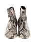 Bamboo Animal Print Ivory Black Ankle Boots Size 8 - photo 2
