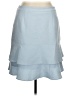 Albert Nipon Solid Blue Formal Skirt Size 14 - photo 1
