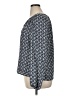 Ann Taylor LOFT 100% Polyester Blue 3/4 Sleeve Blouse Size XL - photo 5